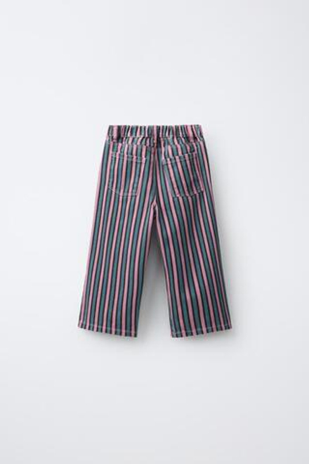 ZARA БРЮКИ-КЮЛОТЫ ИЗ ТВИЛА, БИРЮЗОВЫЙ