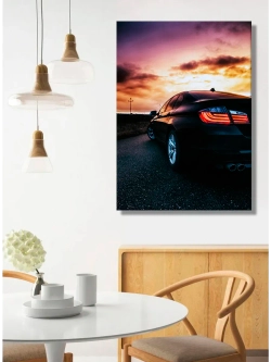 Картина "BMW F10", галерейная 30х40см 1шт.