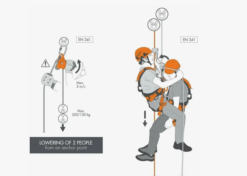 Спусковое устройство SPARROW 200R (Climbing Technology)