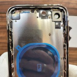 Корпус для iPhone XR в стиле iPhone 14Pro (цвет: Black - космический чёрный)