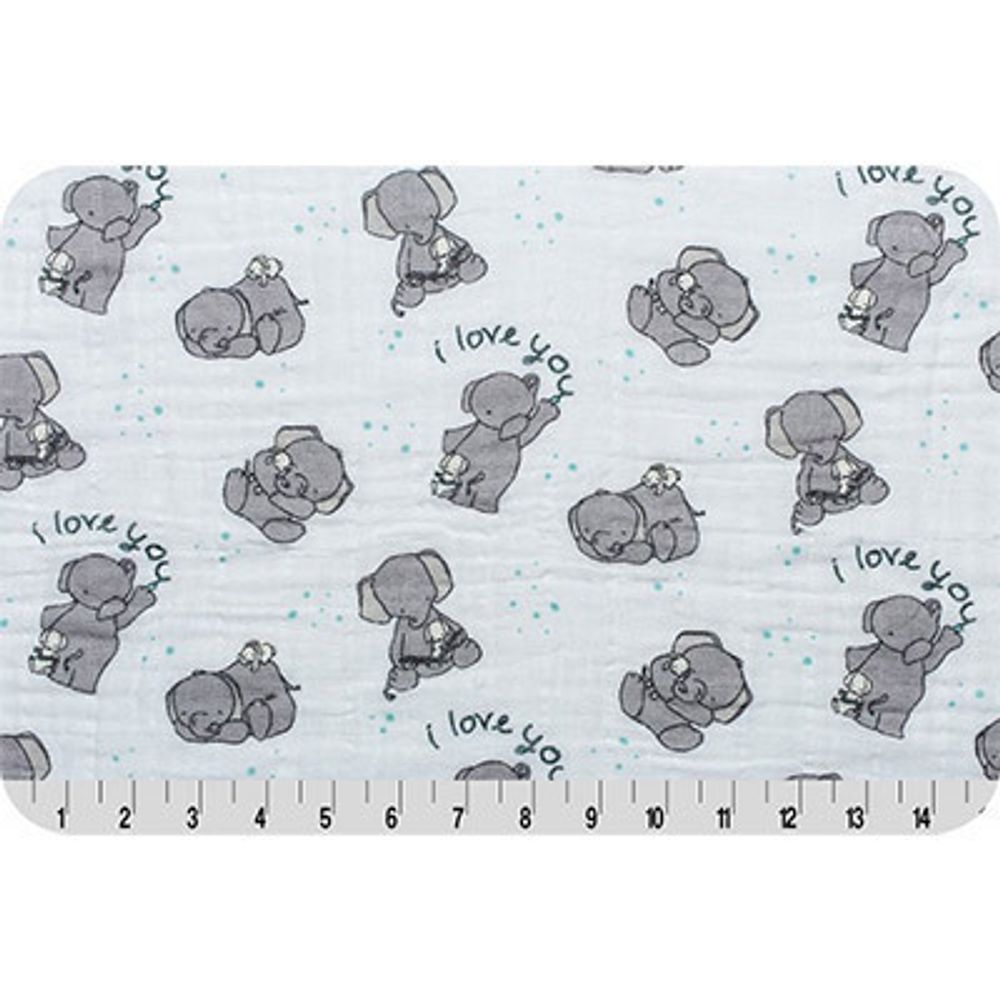 Ткань для пэчворка Peppy Embrace (марлевка), отрез 100х125 см, 120 г/м², embeloved aruba, Shannon Fabrics Ткань для пэчворка Peppy Embrace (марлевка), отрез 100х125 см, 120 г/м², embeloved aruba, Shannon Fabrics