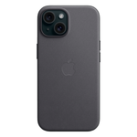 Тканевый чехол с поддержкой MagSafe Apple FineWoven Case для iPhone 15, Black (Черный)