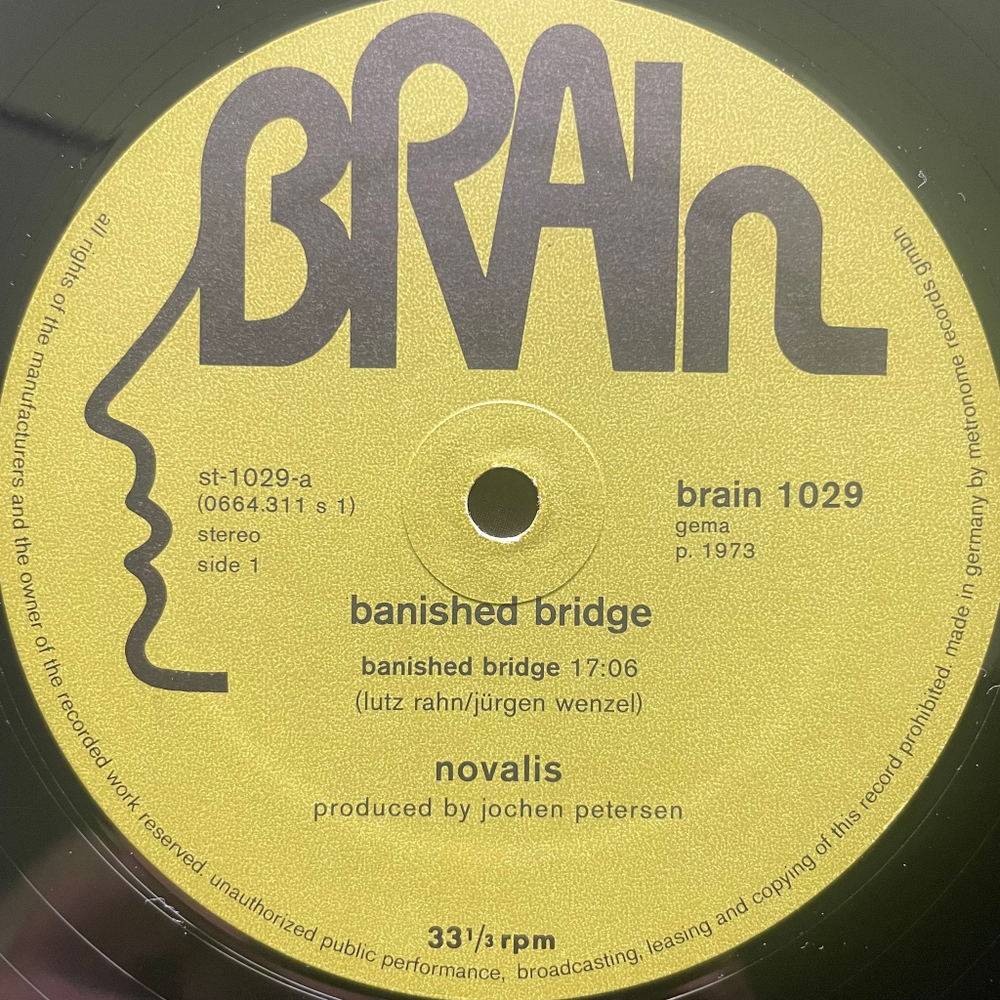 Novalis ‎– Banished Bridge (Германия 1973г.)