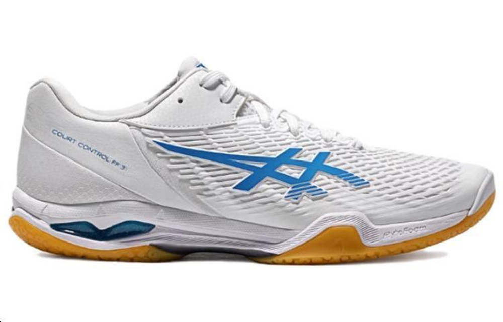 Asics Court Control FF 3 White Directoire Blue