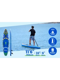 Сапборд надувной сап борд sup board FunWаtеr Моnkеy 350 см