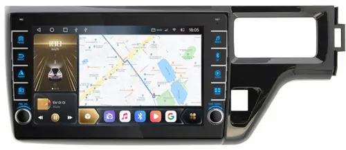 Магнитола для Honda Stepwgn 5 2015-2021 - Kuberg SF-1019 (кнопки и крутилки), Android 12, Быстрая, CarPlay, 4G SIM-слот