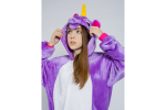 Кигуруми FunFur Единорог Фиолетовый S