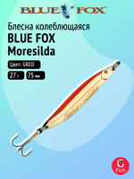 Блесна рыболовная колеблющаяся Blue Fox Moresilda 27, 7,5 см, 27 г, SBLU, MS27-05