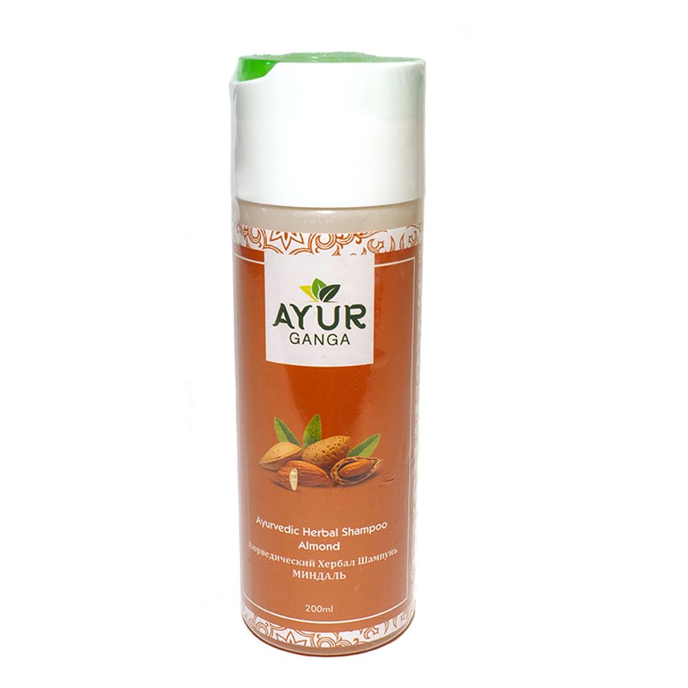 Шампунь Ayur Ganga Миндаль Ayurvedic Herbal 200 мл