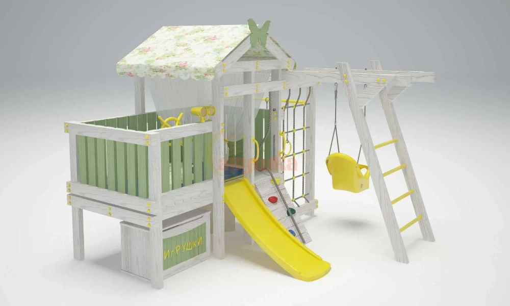 Игровой комплекс из дерева"Baby - 2"