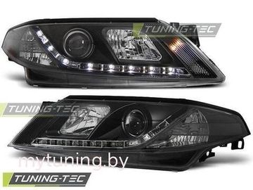 Передние фары Renault Laguna 2 daylight black