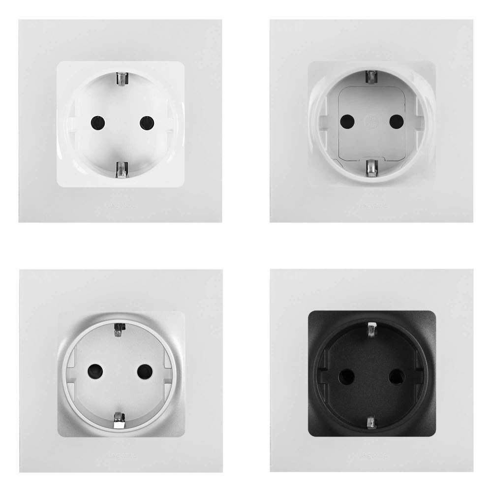 Legrand Etika Алюминий Рамка 1-ая 672551 - 3 шт
