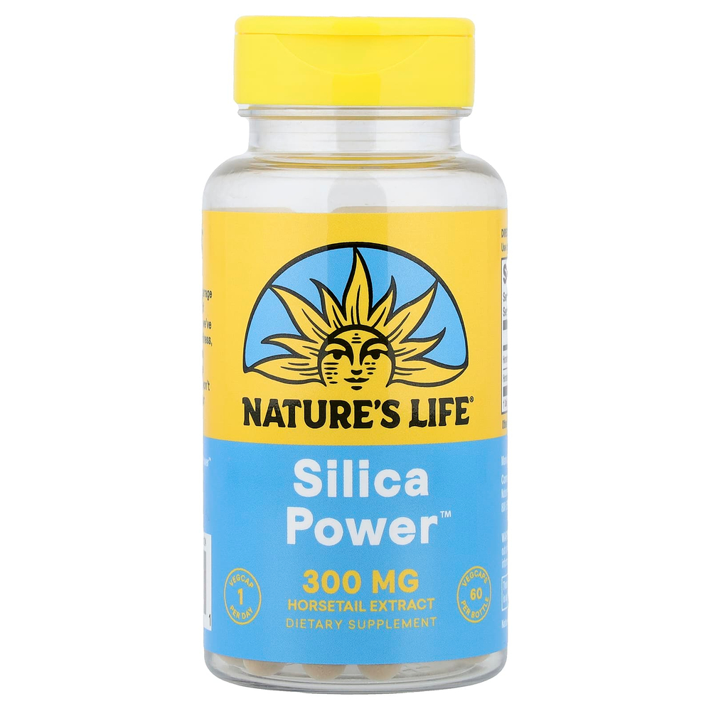 Nature's Life, Silica Power™, 300 мг, 60 растительных капсул