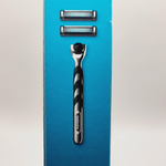 Бритвенный станок  с двумя кассетами Gillette  Mach3 Charcoal  1 шт (Польша)