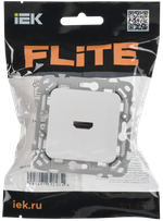 FLITE Розетка HDMI РШДМА-ФлБ белый IEK