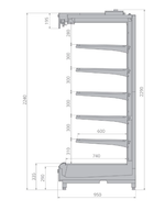 Горка холодильная BRANDFORD VR2240.950 3750