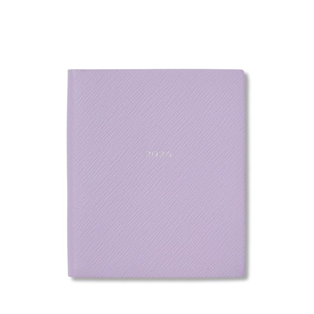 Smythson Ежедневник 2026 Premier Daily Fashion Diary in Panama, Lilac