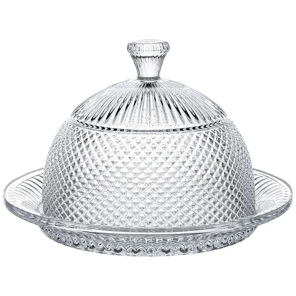 Блюдо diamant с крышкой 20см