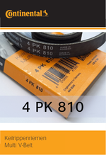 Ремень поликлиновый Continental 4PK810