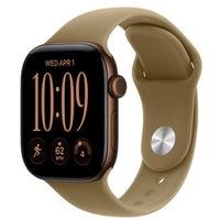 Apple Watch 12 46mm Dark Bronze Aluminum Case / Olive Sport Band