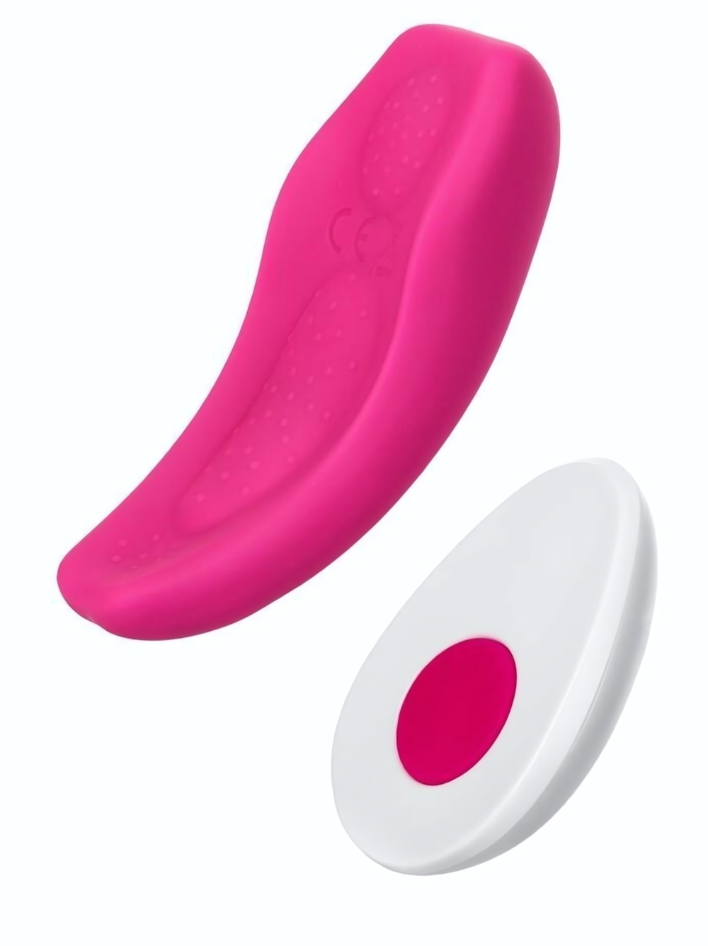 Розовый вибратор FLIRTY для ношения в трусиках (Цвет: розовый)