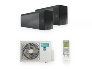 Мульти сплит-система Hisense SENSATION Black на 2 комнаты (25+25 кв.м.)