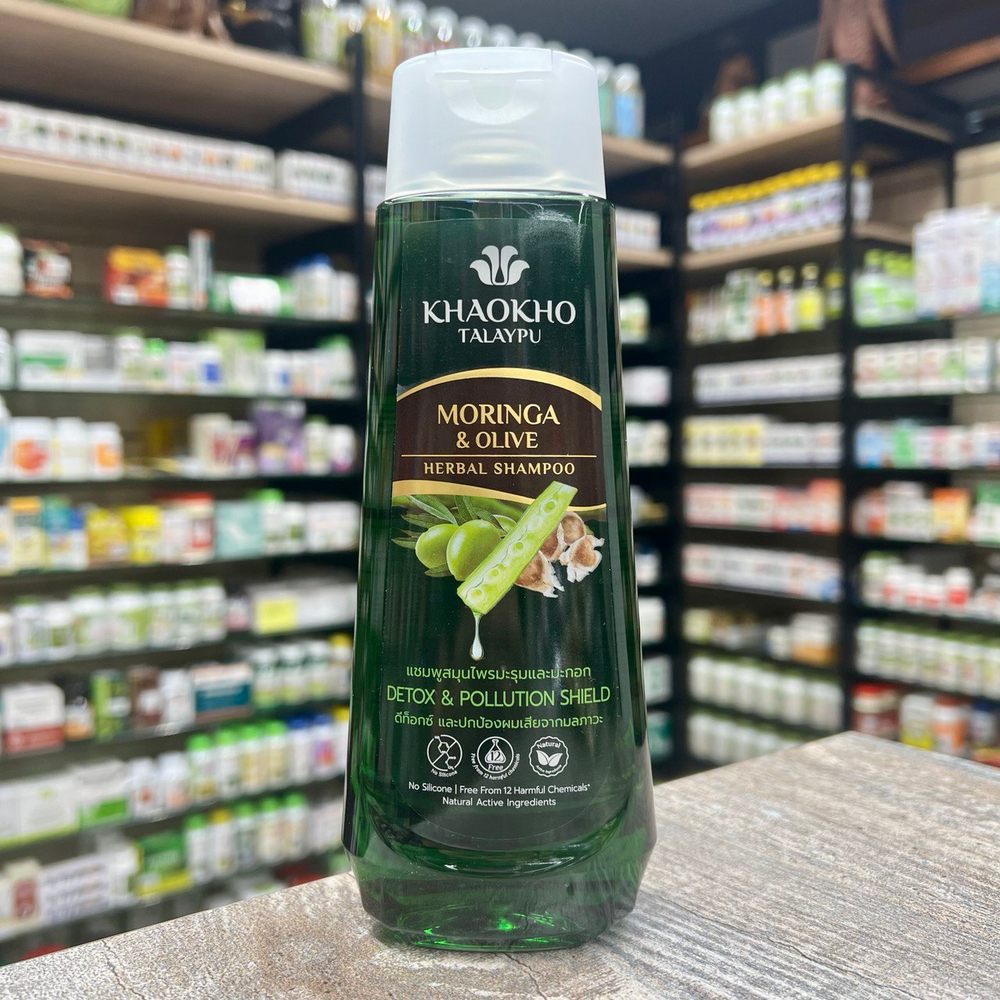 Шампунь Khaokho Talaypu Moringa & Olive Моринга и Олива 330 мл