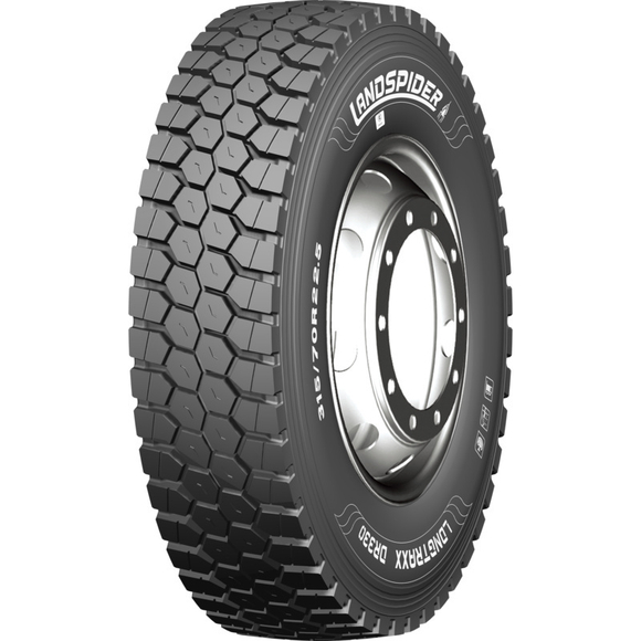 Landspider 315/80R22,5 154/151M (157/154L) Longtraxx DR330 TL M+S 3PMSF 20PR КИТАЙ