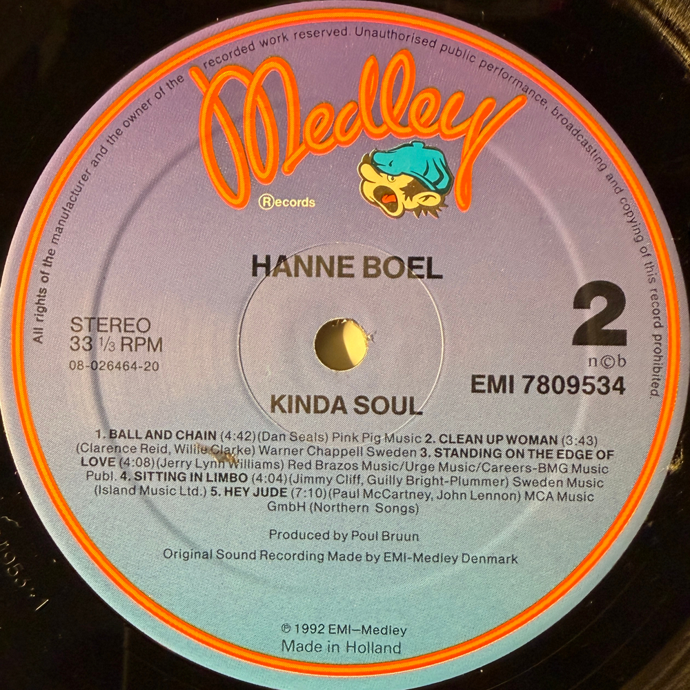 Hanne Boel - Kinda Soul (Голландия 1992г.)
