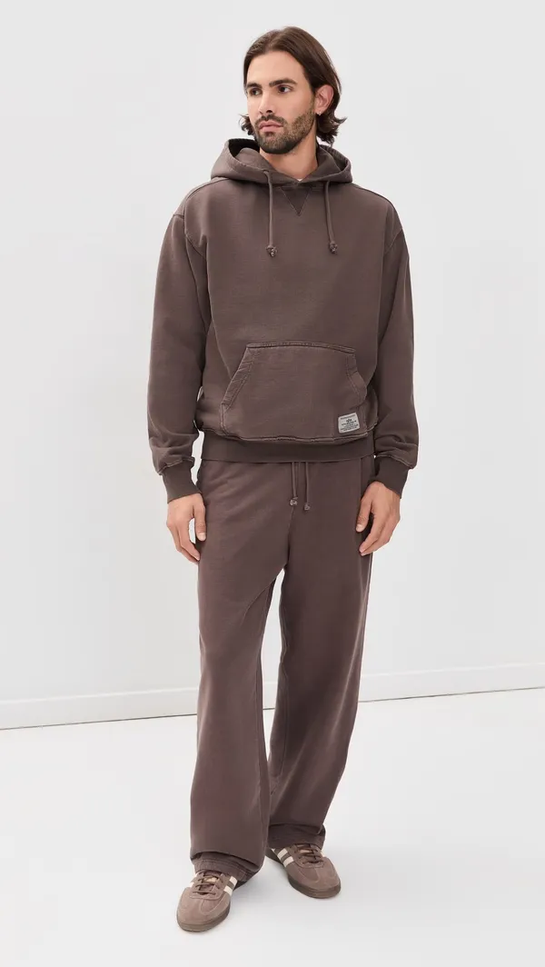Толстовка мужская ALPHA INDUSTRIES ESSENTIAL HOODIE RELAXED FIT SWEATSHIRT (WASH)