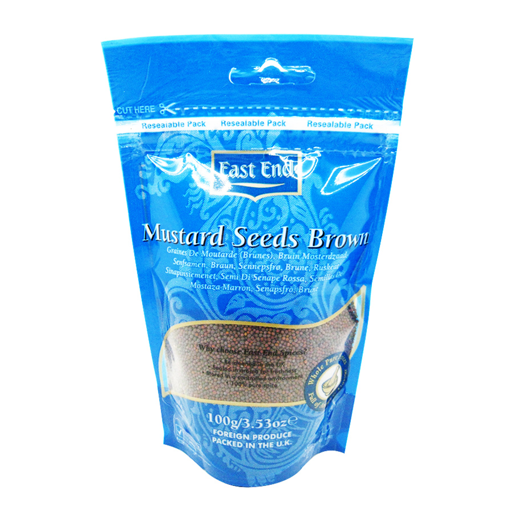 East End Mustard Seed Brown Горчица коричневая семена, 100г