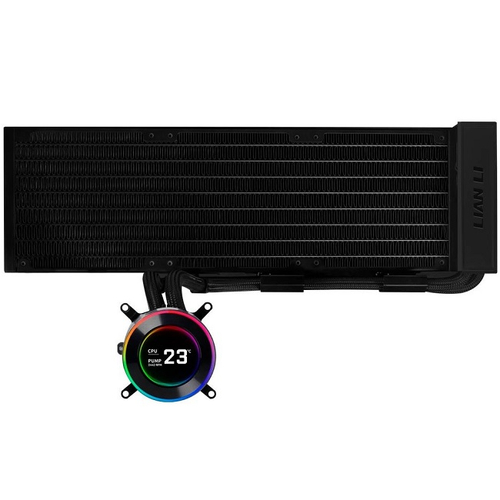 Система водяного охлаждения Lian Li HydroShift II LCD-C 360N ARGB, черный (GHS2LCD36B), (G89.GHS2LCD36B.R0)