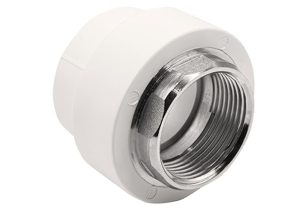 Муфта комб. вн 40х1 1/4'' под ключ EVER® БЕЛЫЙ (Россия)
