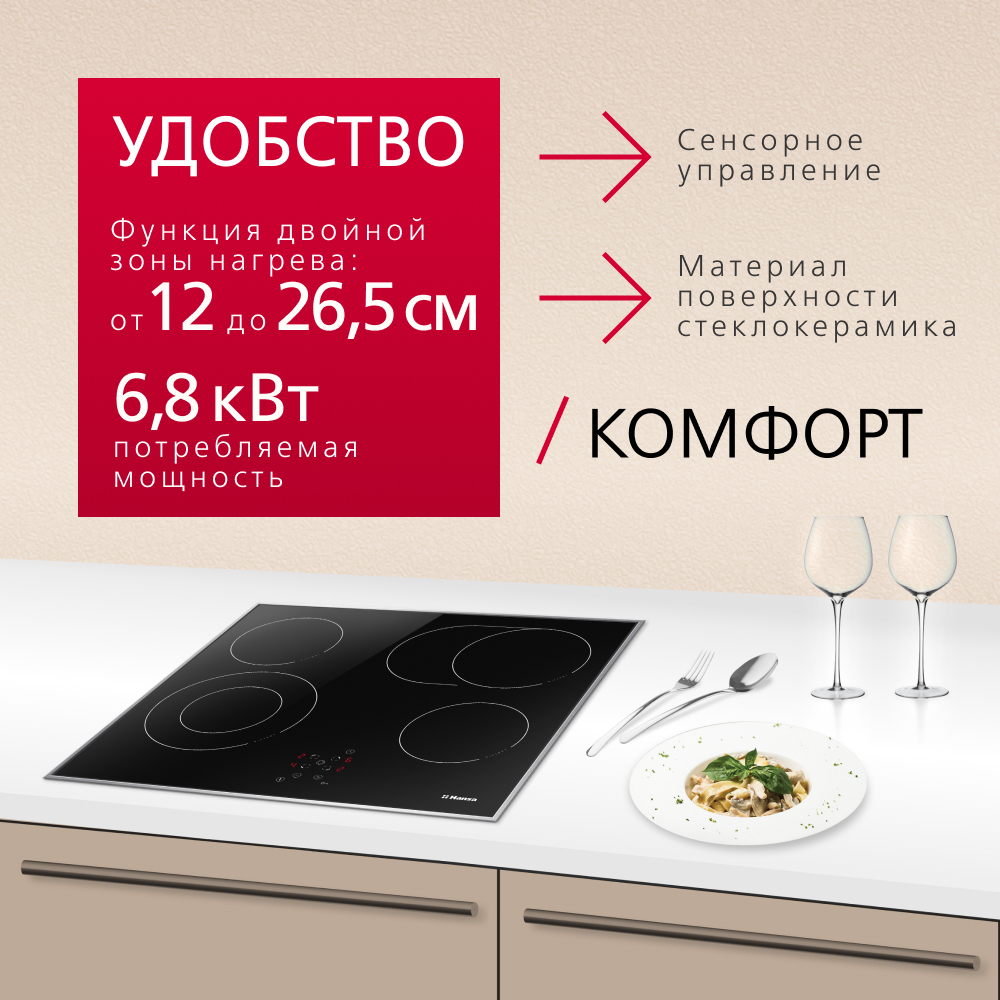 Электрическая панель Hansa BHCI66706