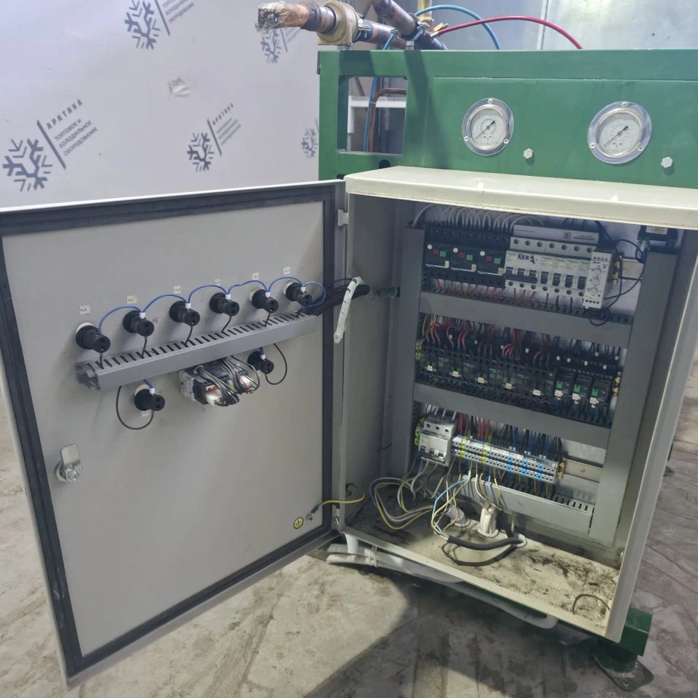 ЦХМ на базе Bitzer 4DES-5Y-40S (Зеленый 3 агрегата)