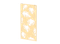 Перегородка с декором "Пальмы" (фурнитура в комплекте) 120х1,2х240
