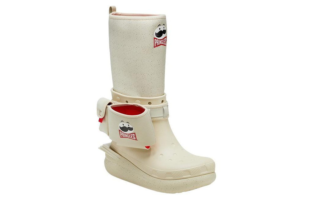 Crocs X Pringles Boots "White Red"