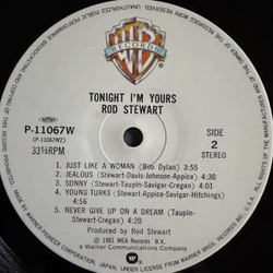 Виниловая пластинка Rod Stewart - Tonight I'm Yours LP