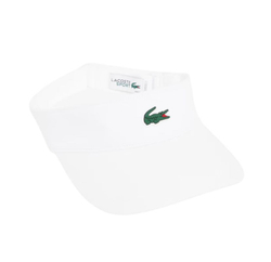 Daszek tenisowy Lacoste Diamond Taffeta Sport Visor - white