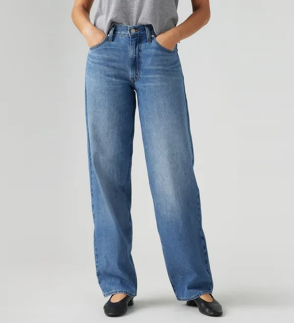 Джинсы женские LEVI'S BAGGY DAD HEAVY CHECK