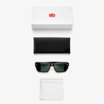 Спортивные очки 100% Bowen / Polished Tortoise / Grey Lens / на узкое лицо
