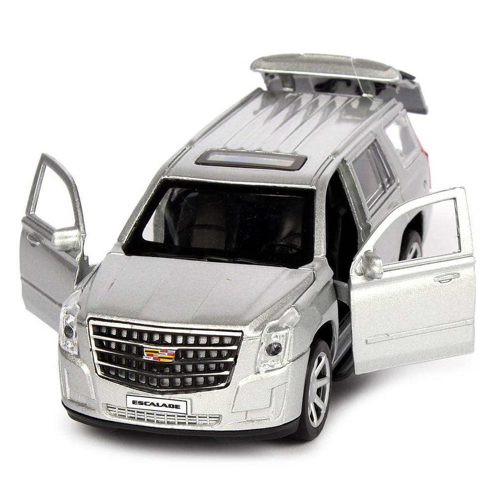 Модель ин. мет. "Cadillac Escalade" 12см, открыв. двери,серебрист. ESCALADE-SL(Технопарк)