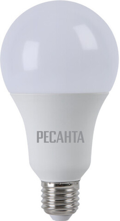 Лампа светодиодная РЕСАНТА LL-R-A80-20W-230-3K-E27