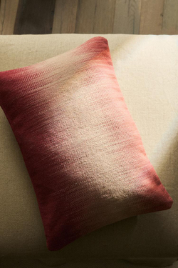 ZARA HOME ЧЕХОЛ ДЛЯ ДЕКОРАТИВНОЙ ПОДУШКИ С КОНТРАСТНЫМ УЗОРОМ, КРАСНЫЙ