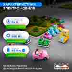 Детский электромобиль для базы отдыха «Ушастый драйв» двухместный, всепогодный