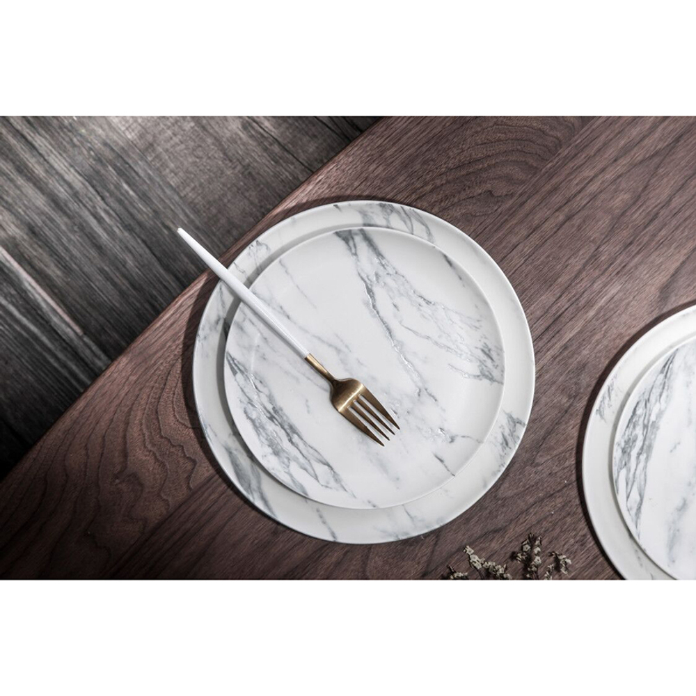 Набор тарелок marble, D26 см, 2 шт.