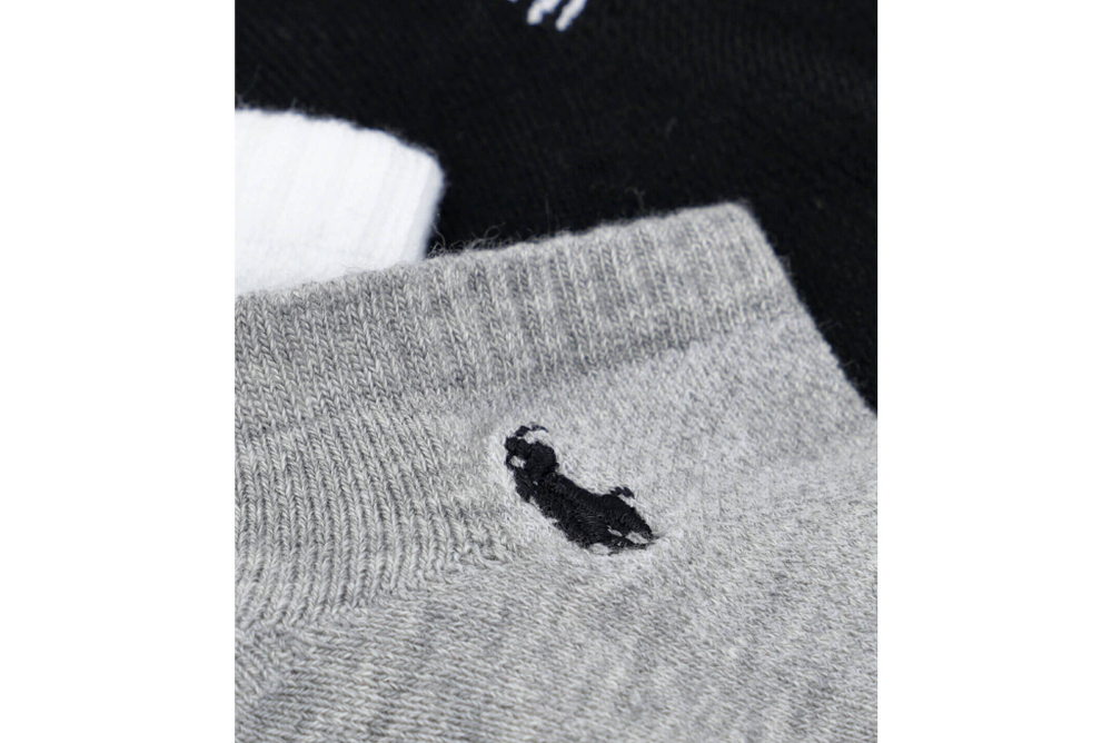 носки 6 пар POLO RALPH LAUREN - серый(455747502)