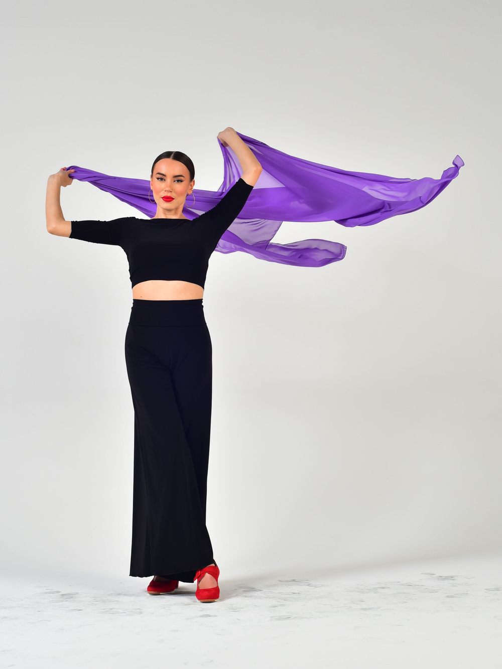 Шаль для восточных танцев Dance Every Wear SM7907 253, фиолетовый