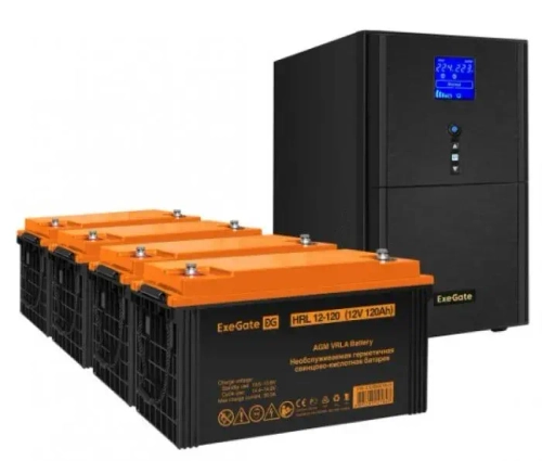 Комплект Exegate SZ-3000.LCD.AVR.3SH.1C13.RJ.USB