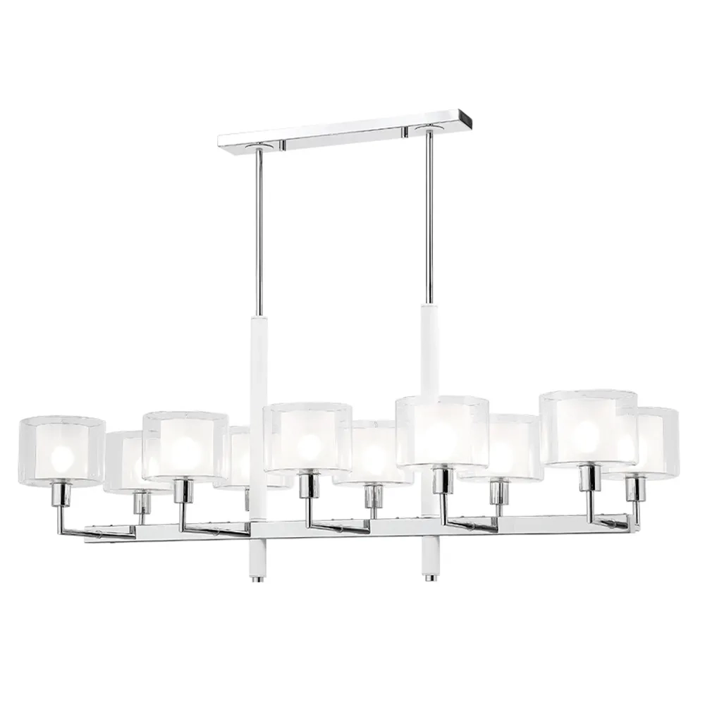 Люстры Crystal Lux MAESTRO SP-PL10 L1100 CHROME
